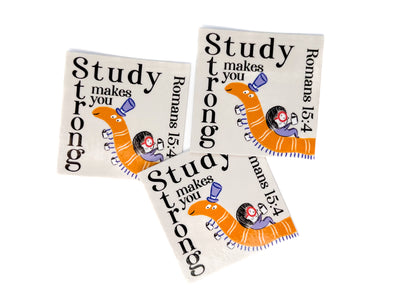 Study Makes You Strong Stickers - GINGERS