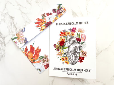 Calm Heart Greeting Card - GINGERS