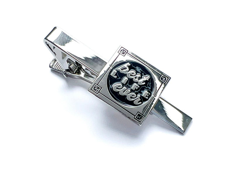 Best Life Ever Tie Clip Silver - GINGERS
